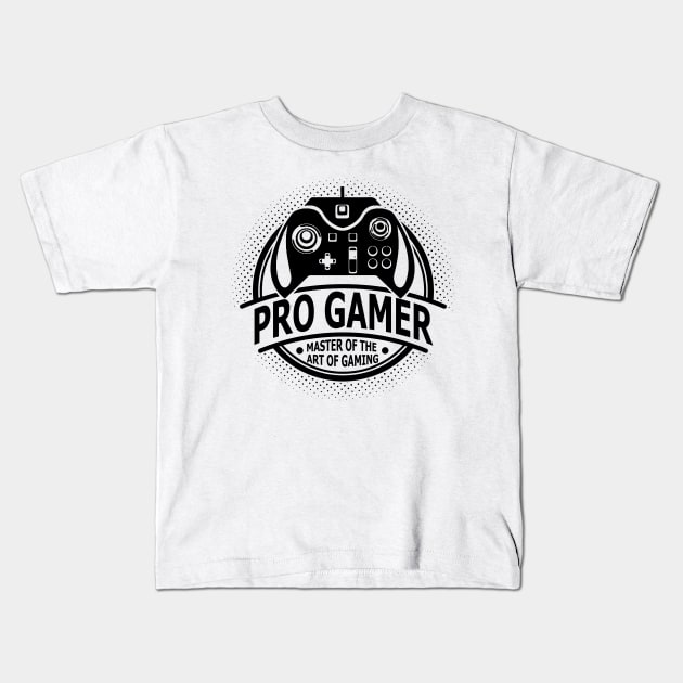 GAMING - PRO GAMER Kids T-Shirt by Tshirt Samurai